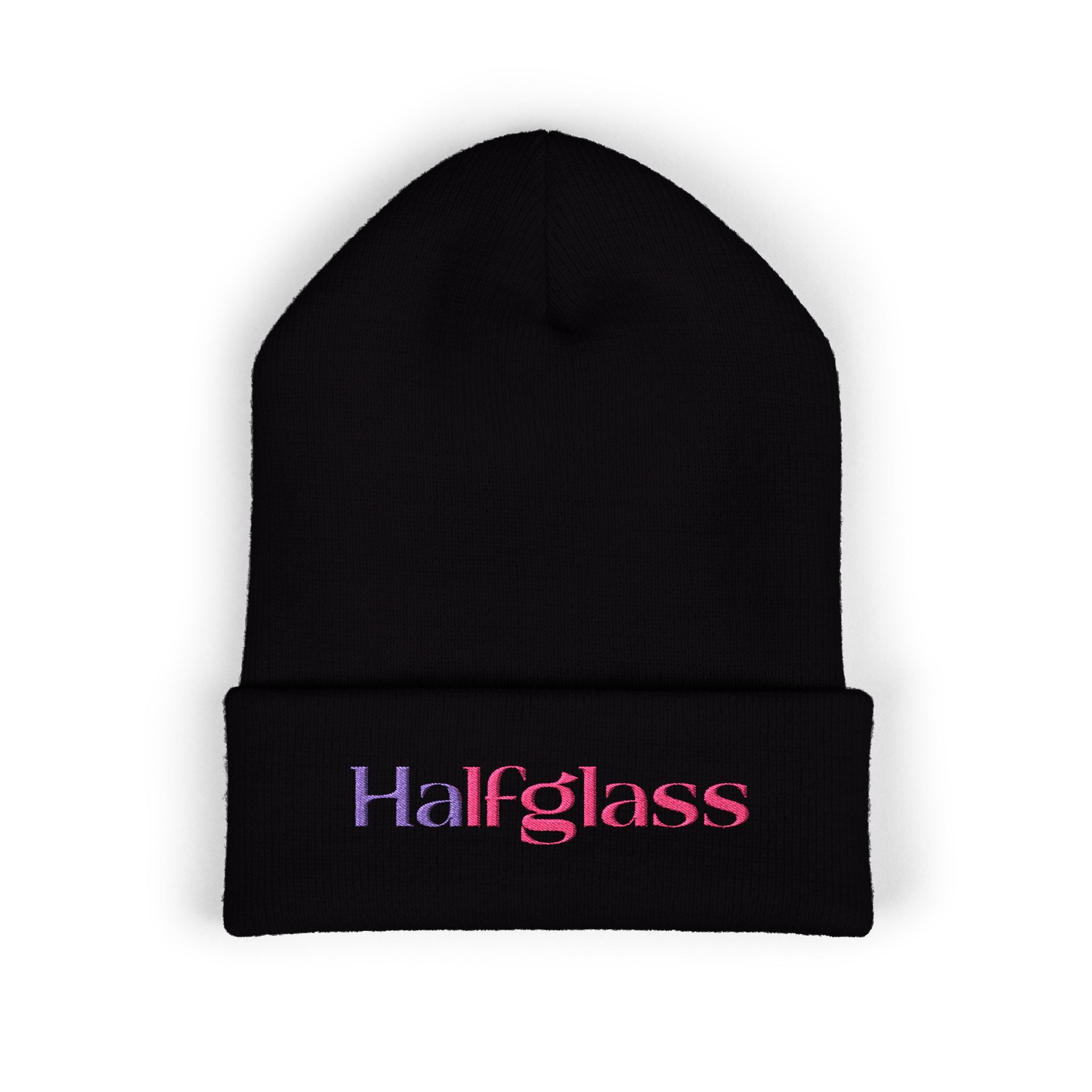 Halfglass Embroidered Cuffed Beanie