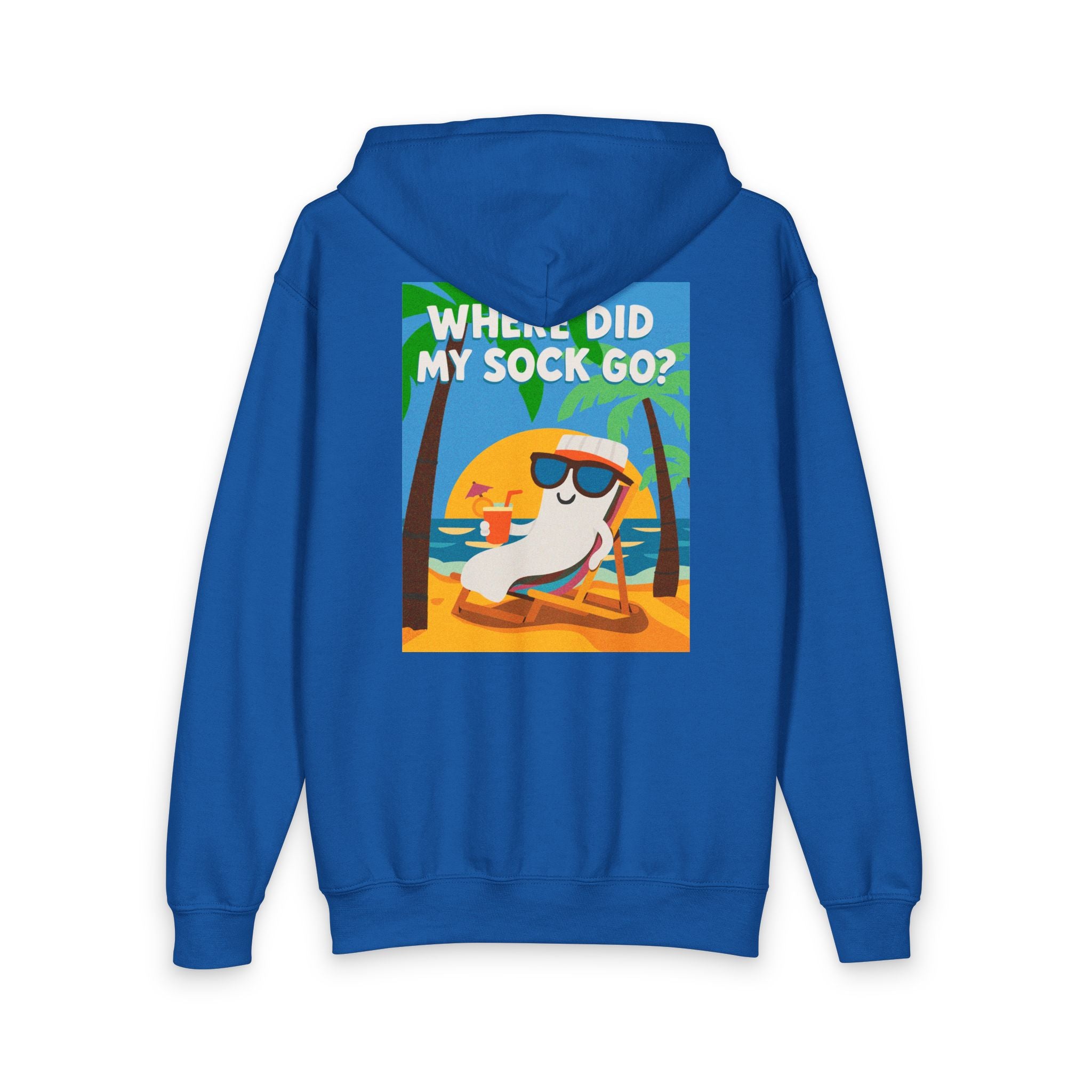 Where Did My Sock Go? - Youth Zip Hoodie