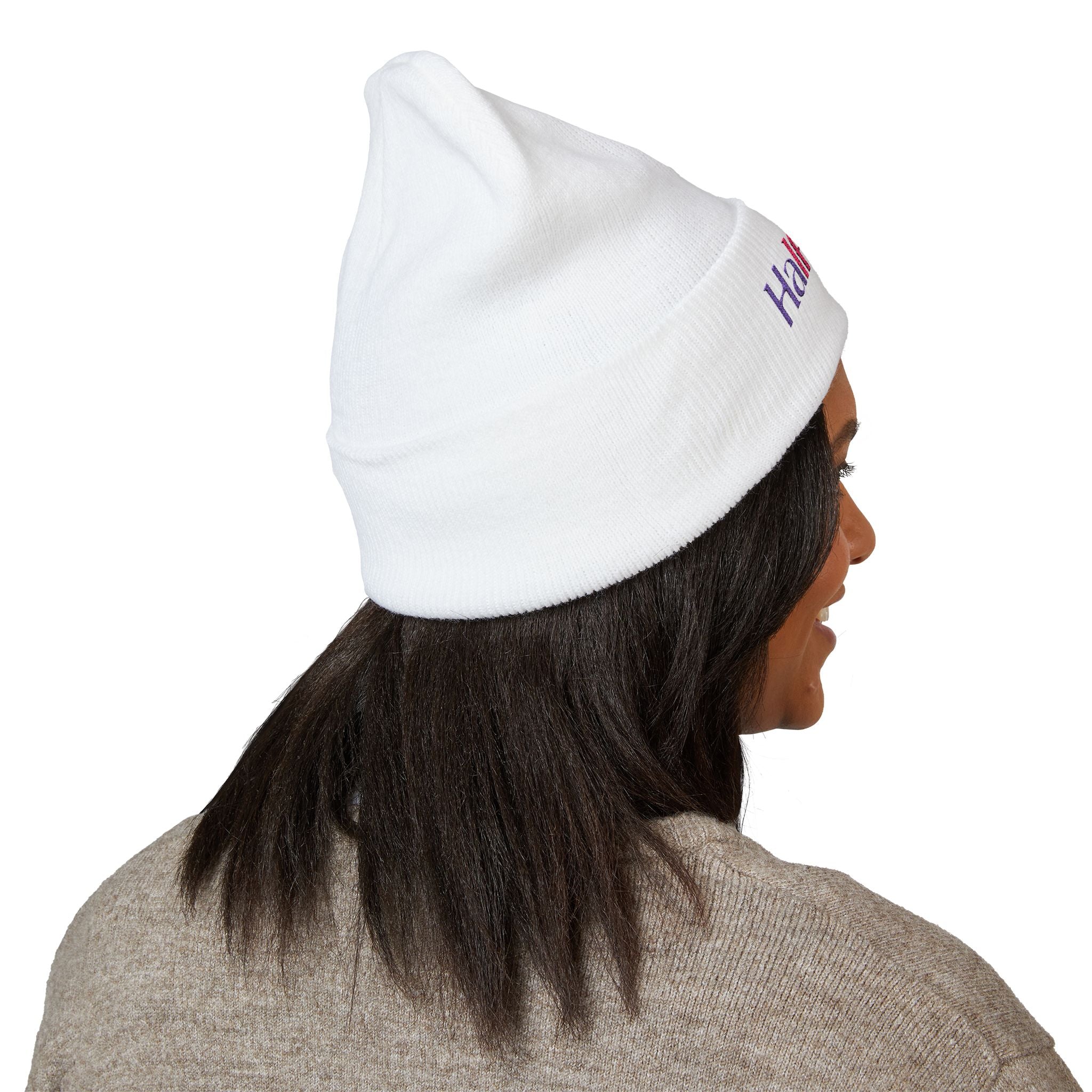 Halfglass Embroidered Cuffed Beanie