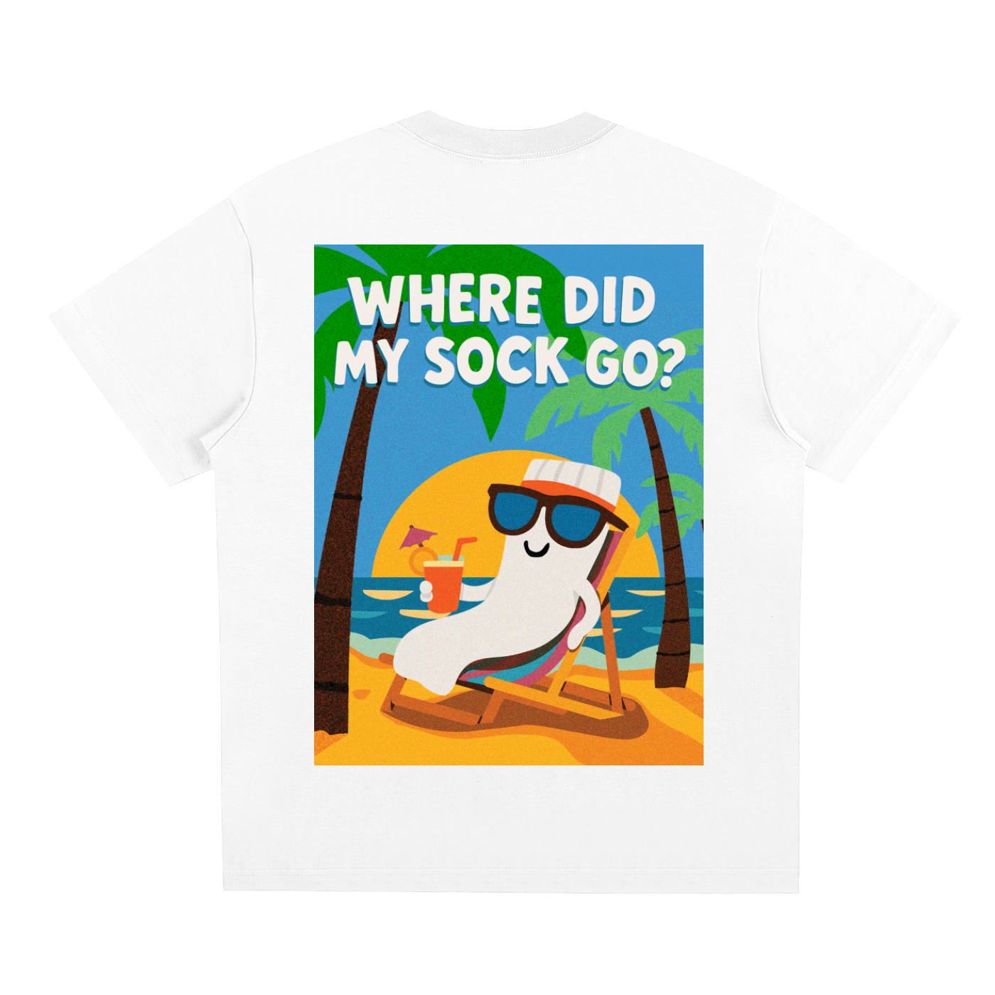 Where Did My Sock Go? Quick-Dry Cooling T-Shirt
