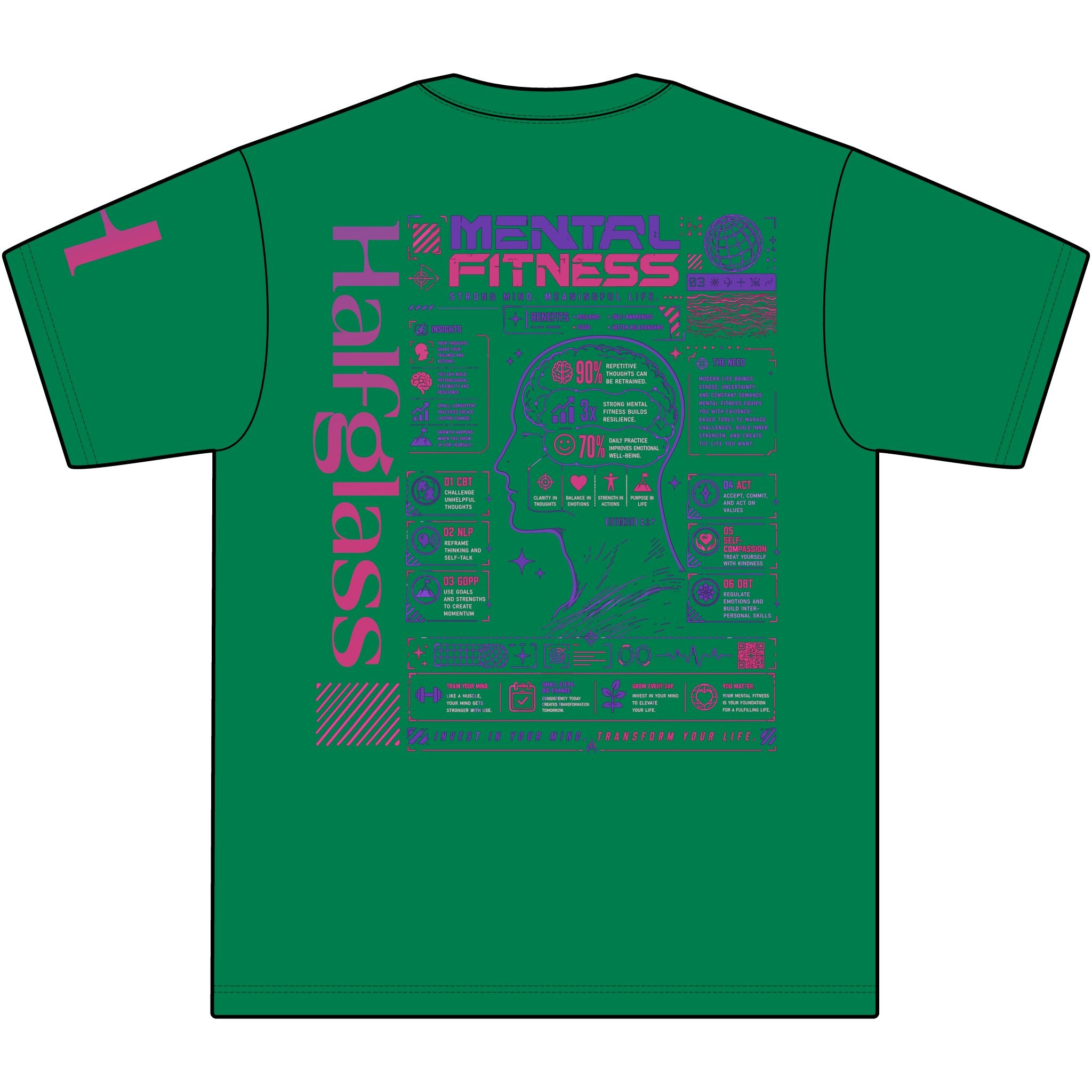 Halfglass Mental Fitness T-Shirt