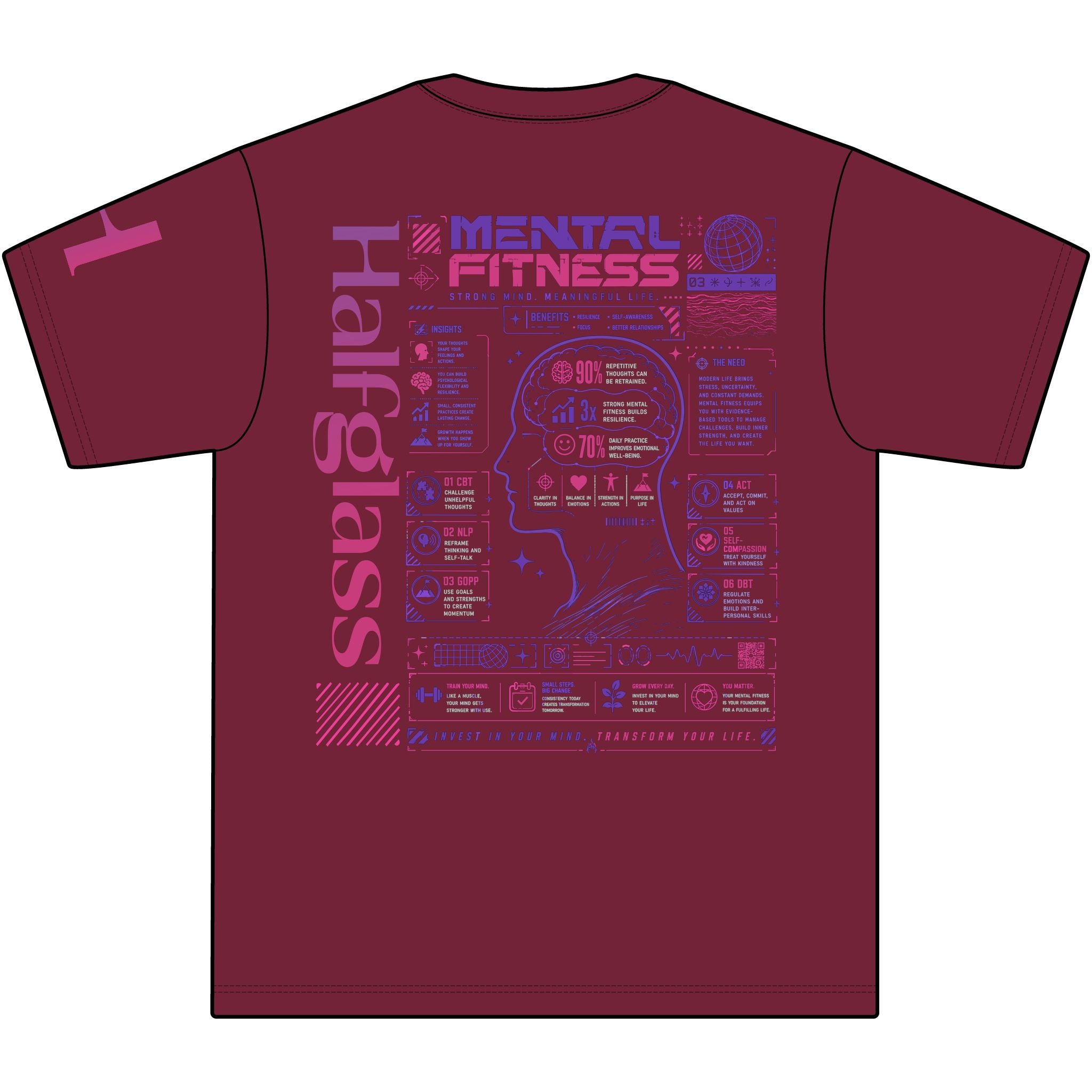 Halfglass Mental Fitness T-Shirt