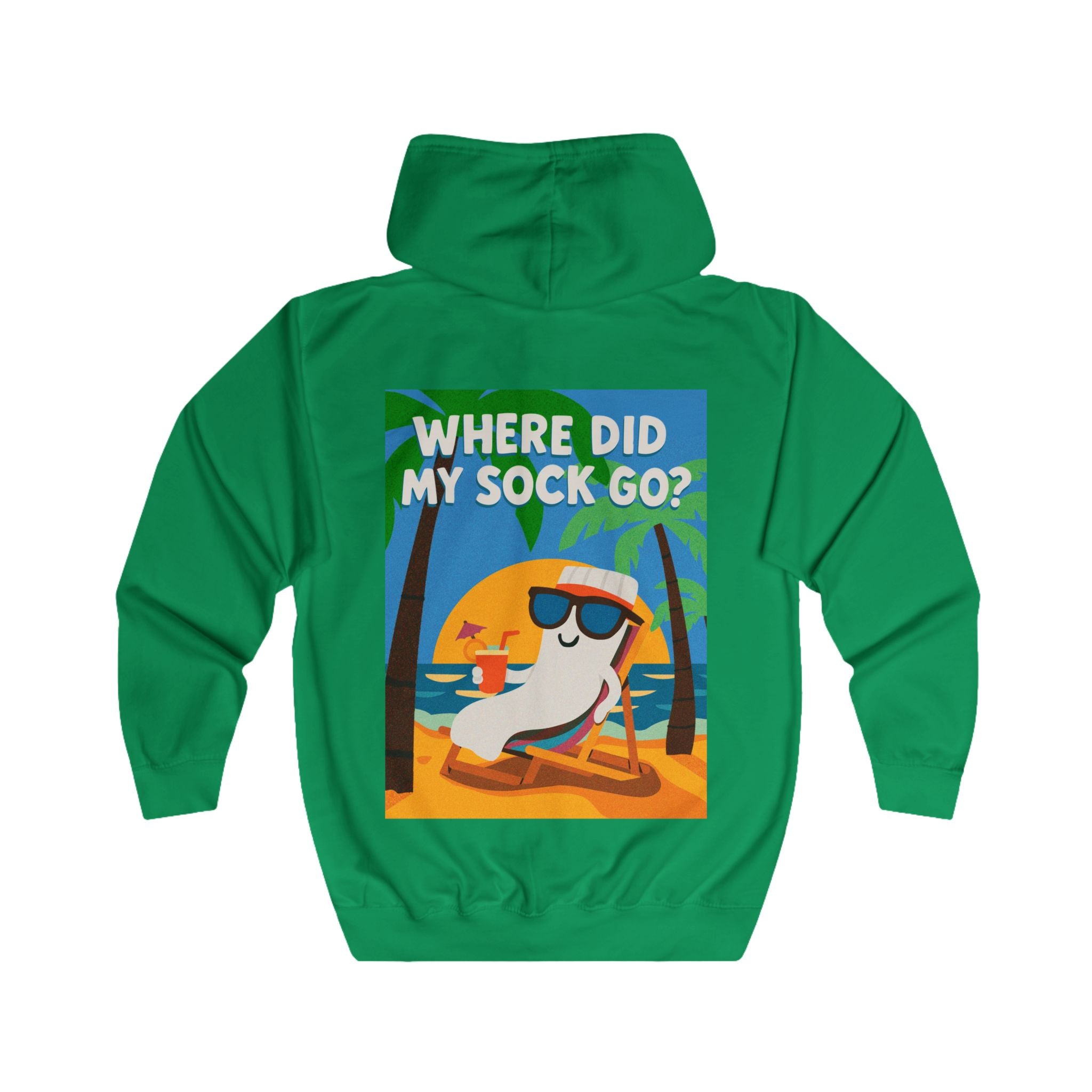 Where Did My Sock Go? Full-Zip Hoodie
