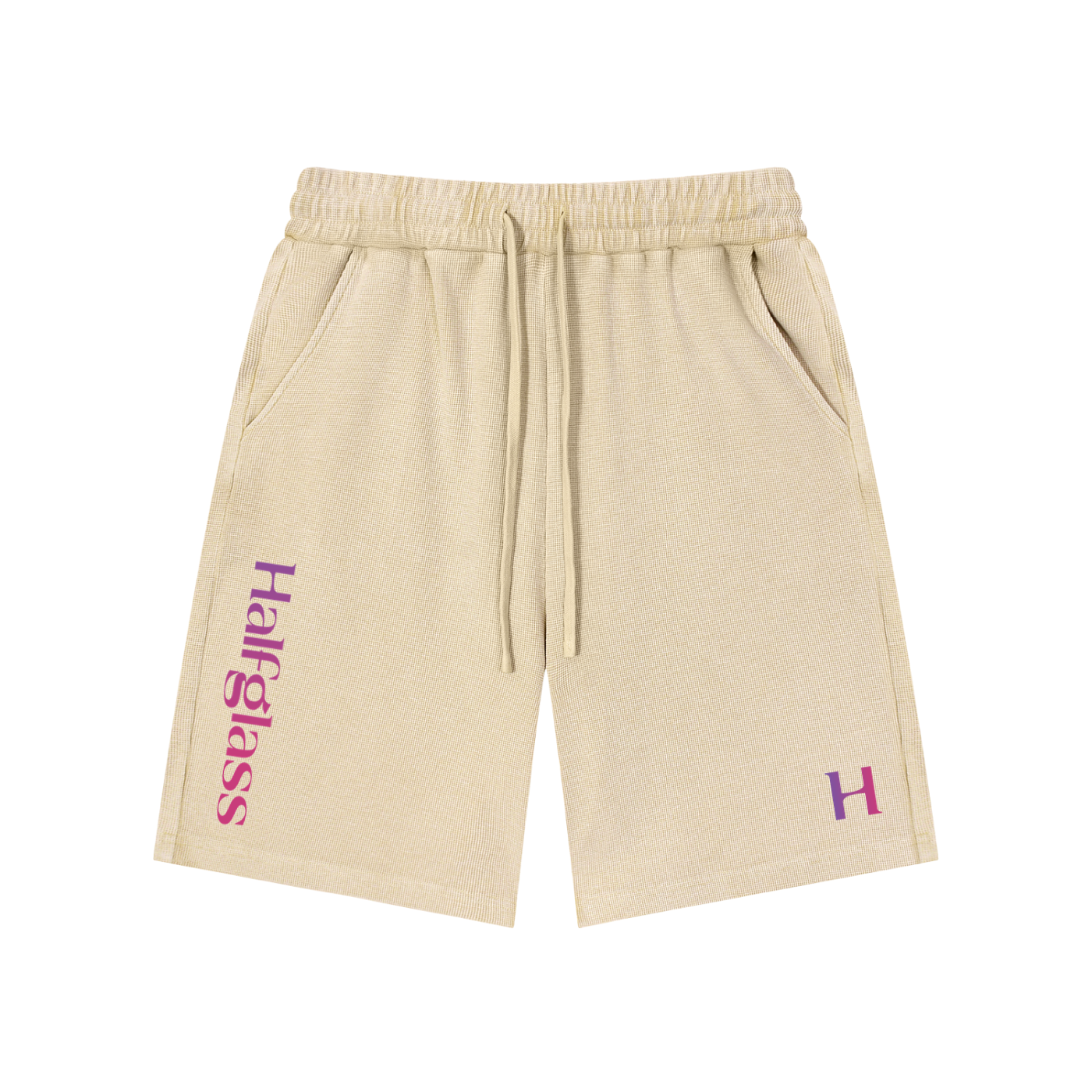 Halfglass Mineral Wash Waffle Knit Shorts