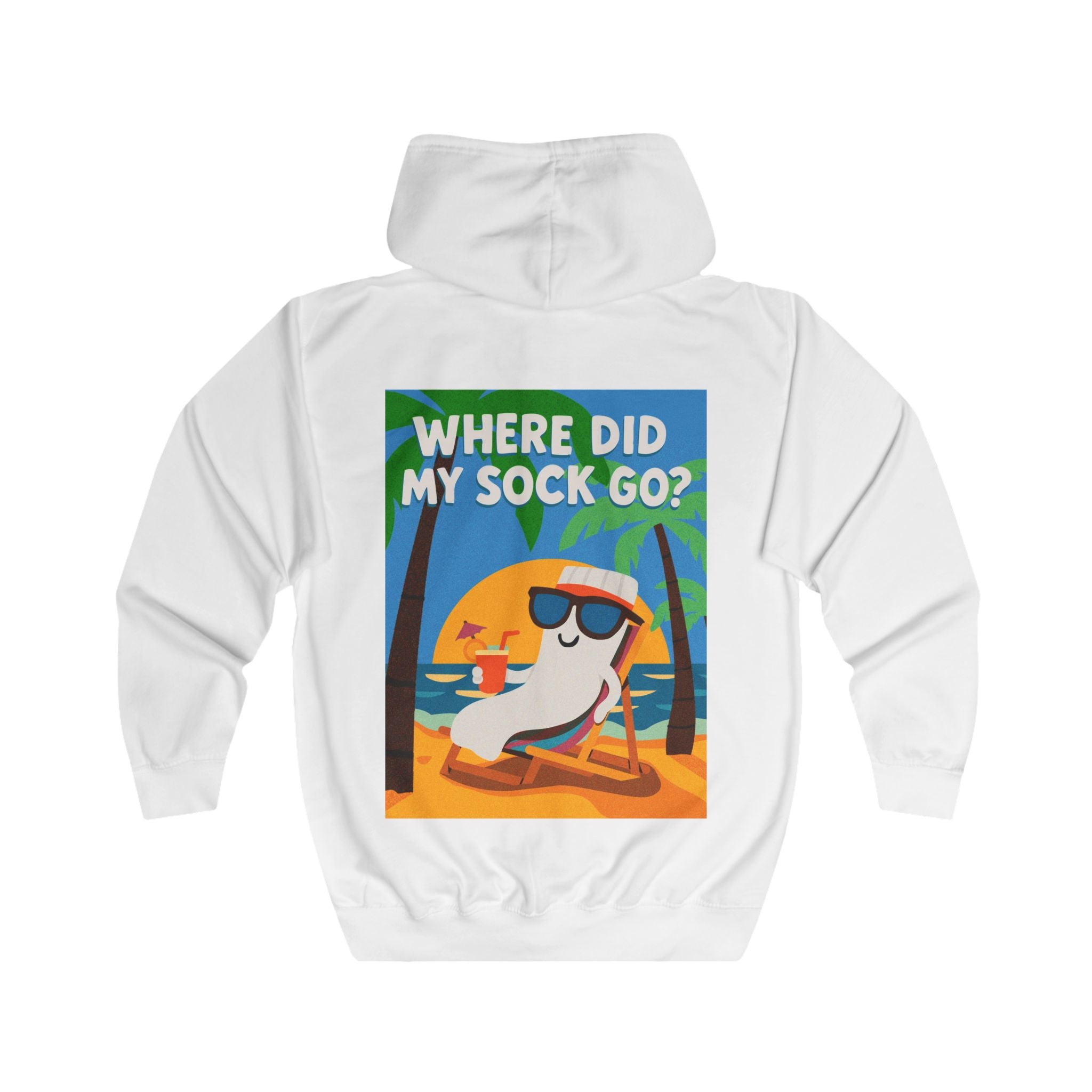 Where Did My Sock Go? Full-Zip Hoodie