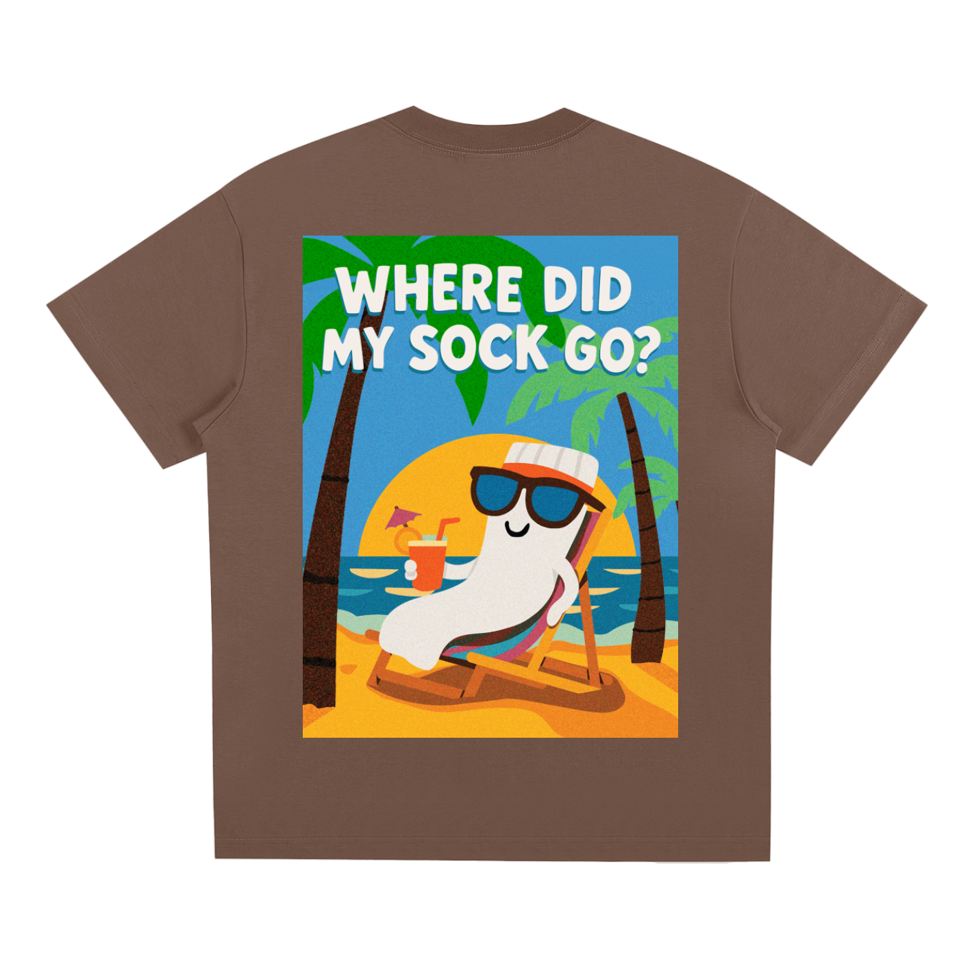 Where Did My Sock Go? Quick-Dry Cooling T-Shirt