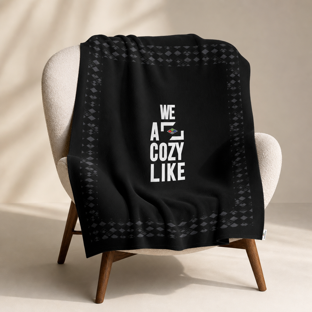 We All Cozy Like — BLNKXT Throw Blanket — editorial