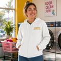 Where Did My Sock Go? Full-Zip Hoodie — editorial