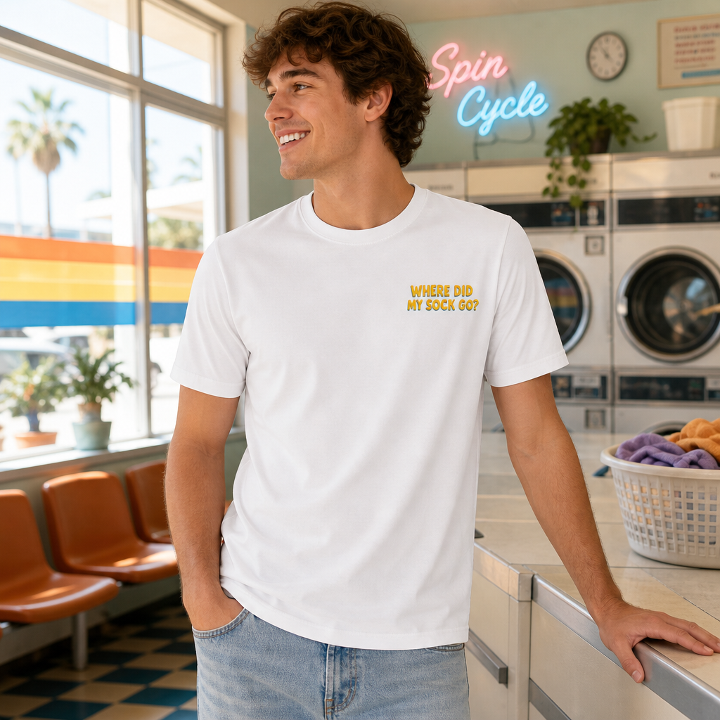 Where Did My Sock Go? Quick-Dry Cooling T-Shirt — editorial